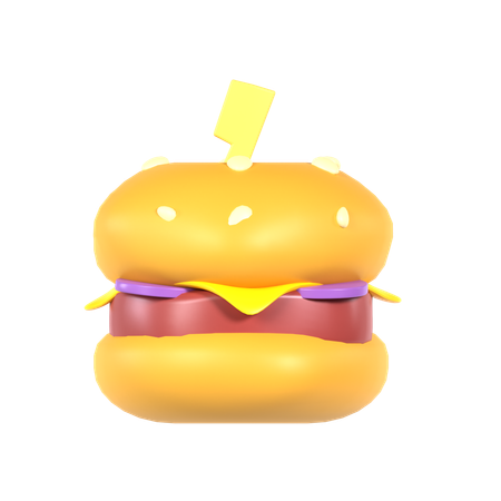 Hambúrguer  3D Icon