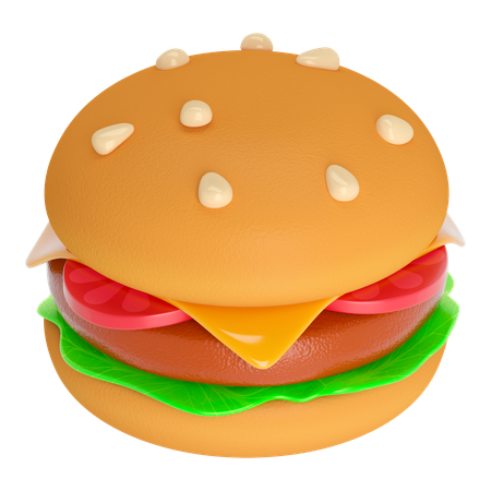 Hamburger  3D Icon