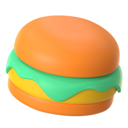 Hambúrguer  3D Icon