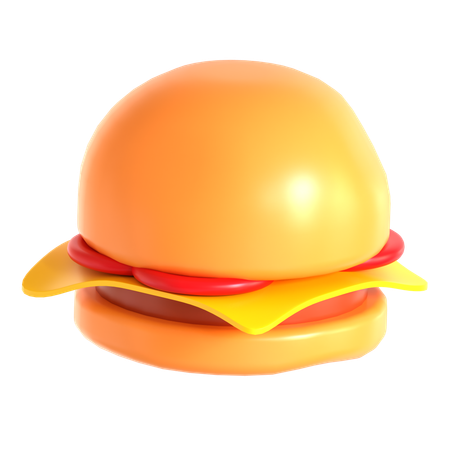 Hambúrguer  3D Icon