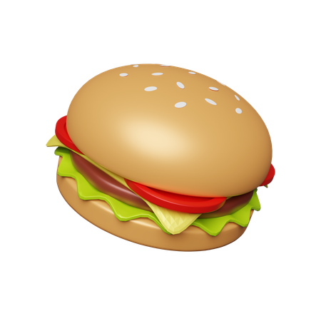 Hamburger  3D Icon