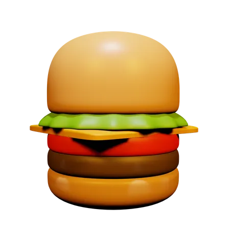 Hambúrguer  3D Icon