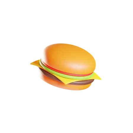Hambúrguer  3D Icon