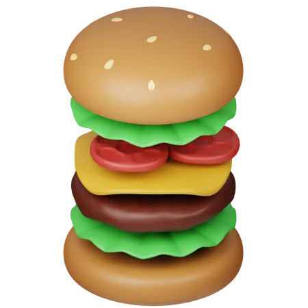 Hamburger  3D Icon