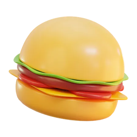 Hambúrguer  3D Icon