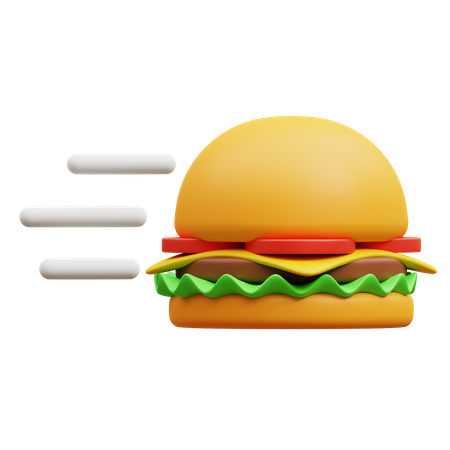 Hambúrguer  3D Icon