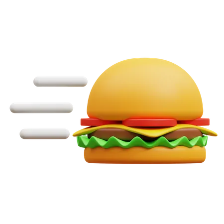 Hambúrguer  3D Icon