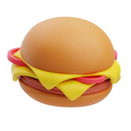 Hambúrguer  3D Icon