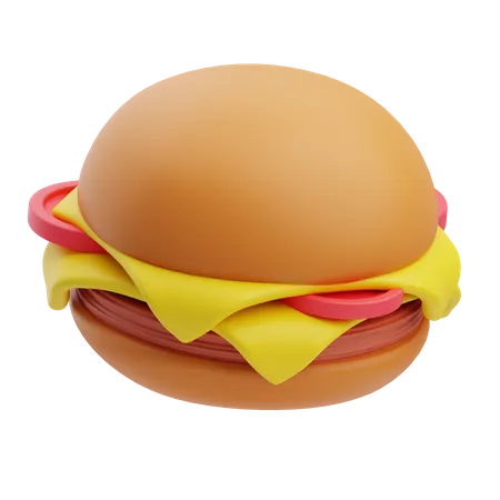 Hambúrguer  3D Icon