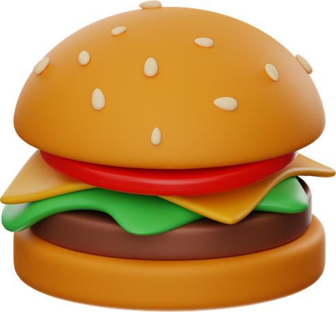 X-Burger  3D Icon