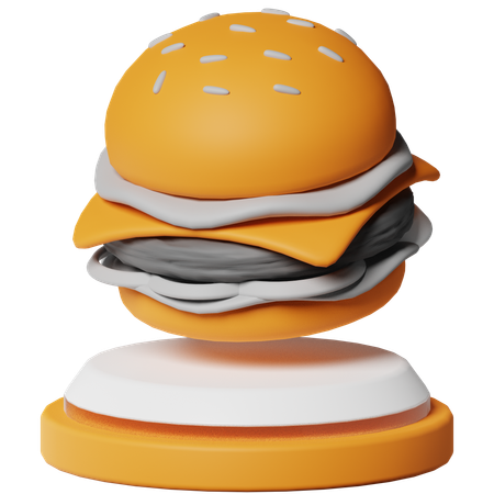 Hamburguesa  3D Icon