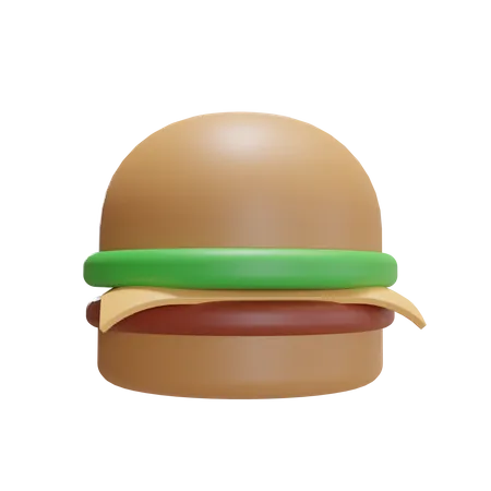 Hamburguesa  3D Illustration