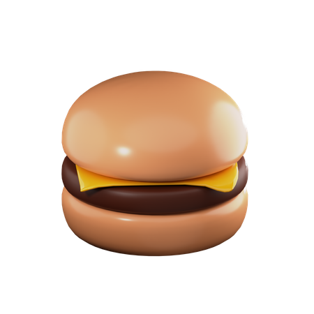 Hamburguesa  3D Illustration