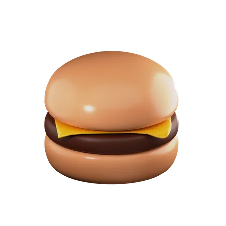 Hamburguesa  3D Illustration