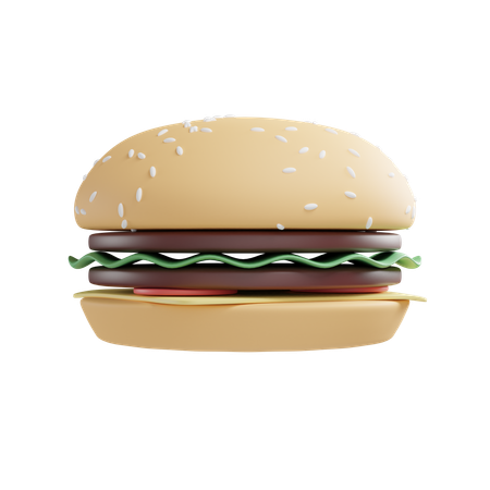 Hamburguesa con queso  3D Icon