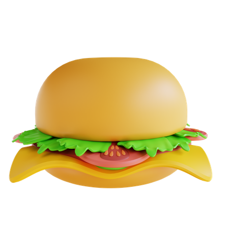 Hamburguesa con queso  3D Icon