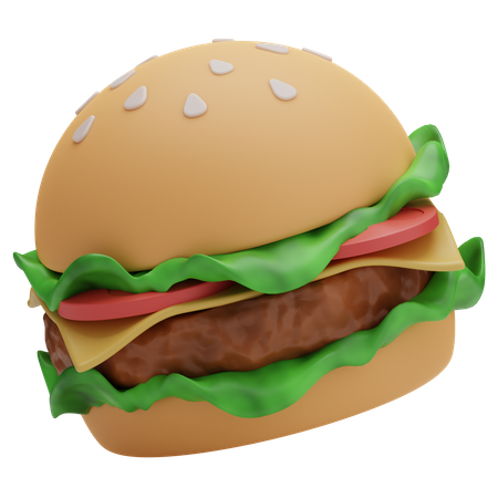 Hamburguesas  3D Icon