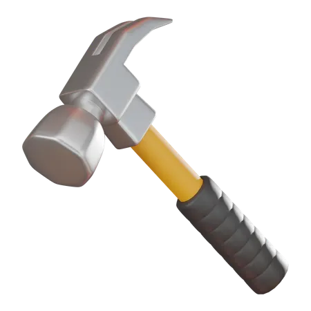 Hammer Tools Perfect For Visualizing Building Renovation And Skilled Trade Concepts 3 D Render Illustration 3D Icon