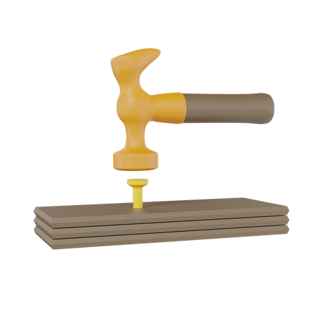 Hammer  3D Icon