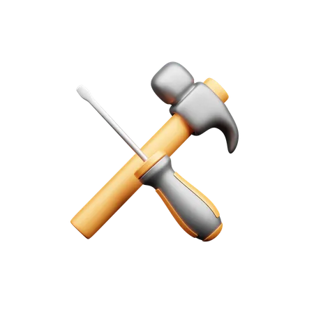 Hammer  3D Icon