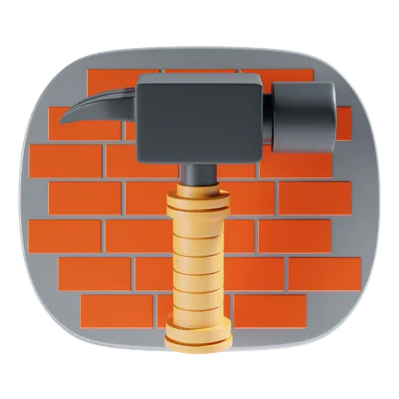 Hammer  3D Icon