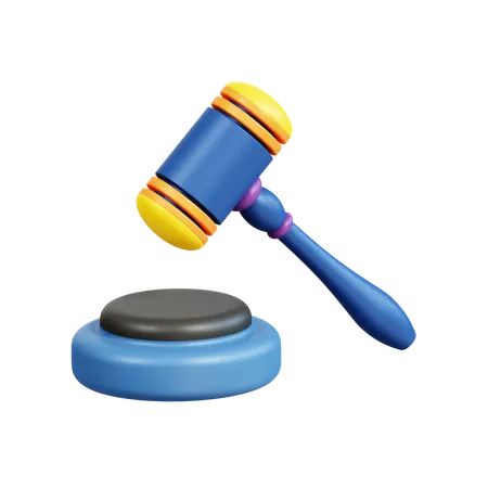 Law And Justice 3 D Icon 3D Icon