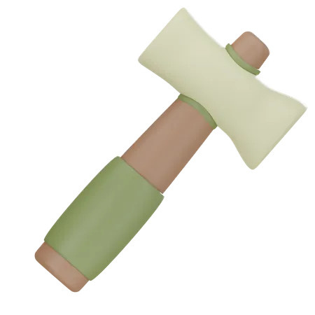 Hammer Camping 3 D Icon 3D Icon