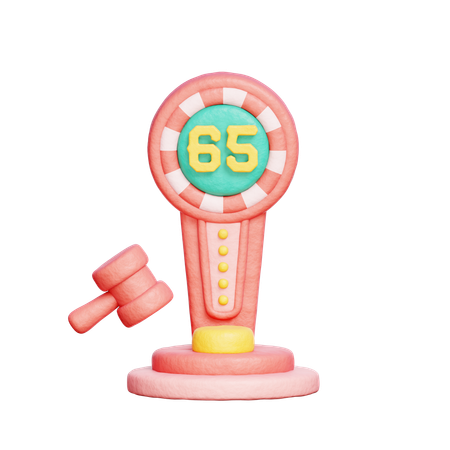 Hammer game  3D Icon