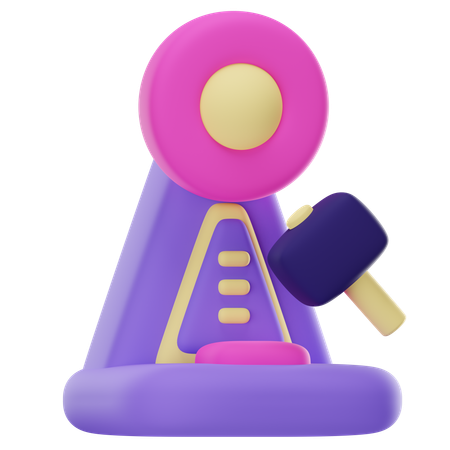 Hammer Game  3D Icon