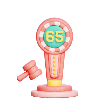 Hammer game  3D Icon