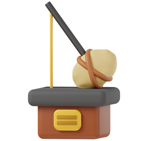 Hammer Medieval  3D Icon