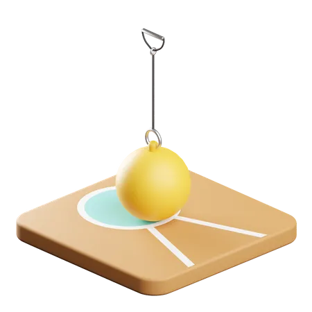 Hammer Throw  3D Icon