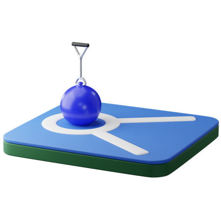 Hammer Throw  3D Icon