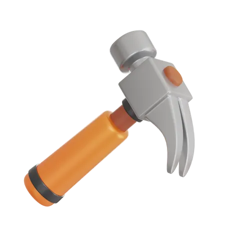 Hammer Tool 3D Icon