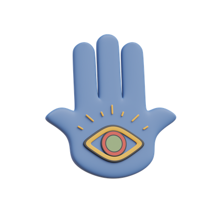 Hamsa  3D Illustration