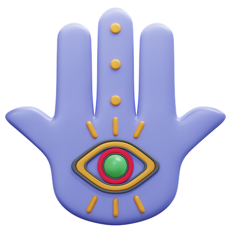 Hamsa Symbol  3D Icon