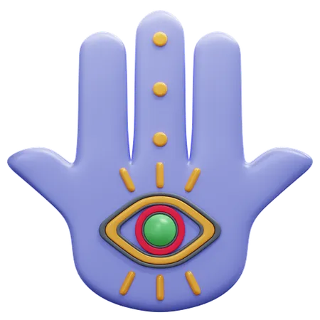 Hamsa Symbol  3D Icon