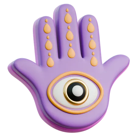 Hamsa Symbol  3D Icon