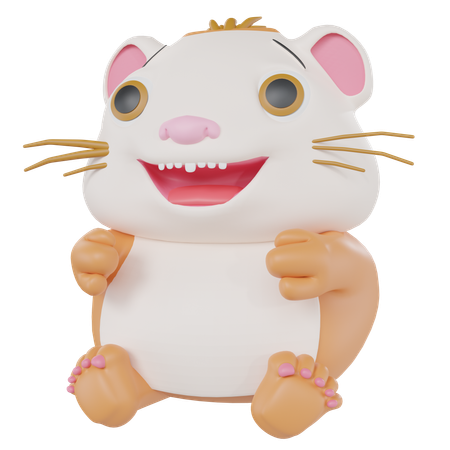 Hamster  3D Icon