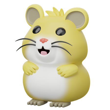 Hamster  3D Icon