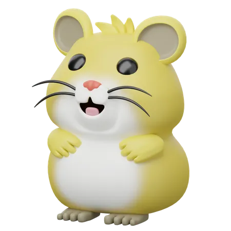 Hamster  3D Icon