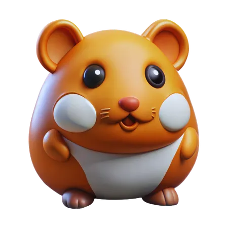 Hamster  3D Icon