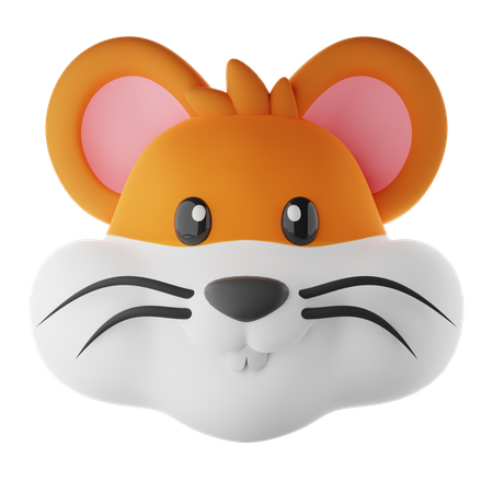 햄스터 이모티콘  3D Icon
