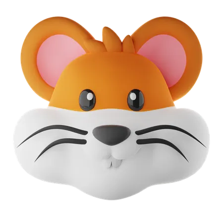 햄스터 이모티콘  3D Icon
