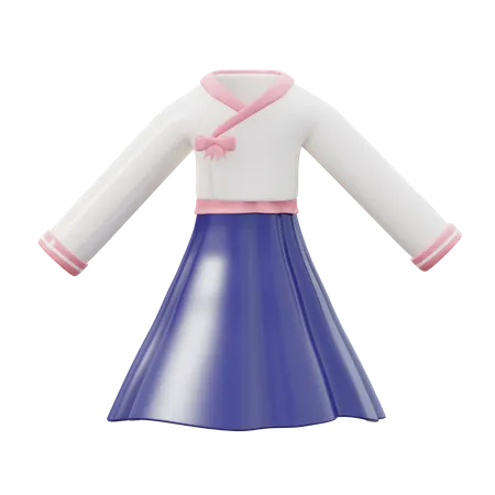Hanbok Outfit  3D Icon