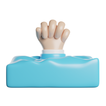 Hand  3D Icon