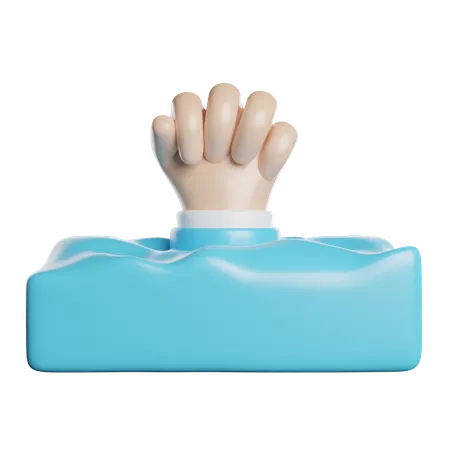 Hand  3D Icon
