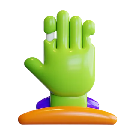 Hand  3D Icon