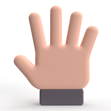 Hand  3D Icon