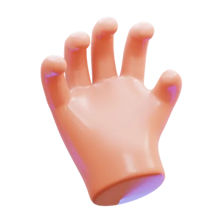 Hand  3D Icon